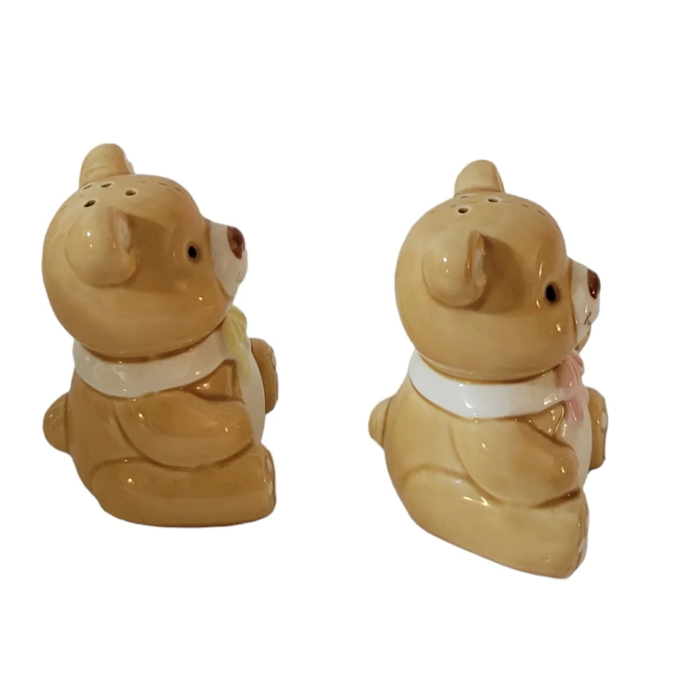 Geo Z Lefton Teddy Bear Salt and Pepper Shakers